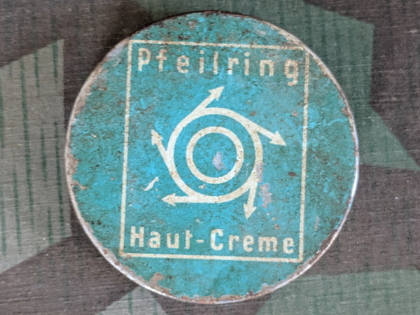 Vintage German Pfeilring Haut-Creme Skin Cream Tin