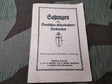 Vintage German Railroad Union Book 1922