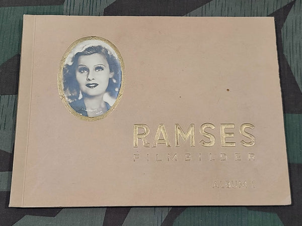 Vintage German Ramses Filmbilder Incomplete Cigarette Card Book