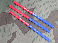 Vintage German Red and Blue Woolco Magazinstift Colored Pencil