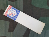 Vintage German Resi Trumpf Advertising Writing Tablet for Margarine