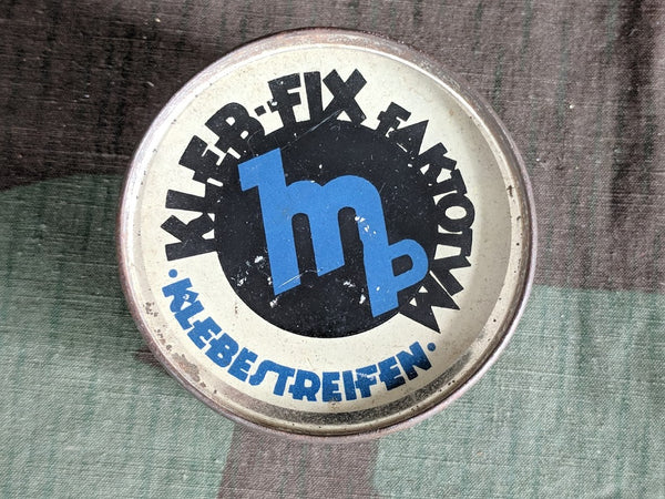 Vintage German Tape Dispenser Tin Kleb-Fix