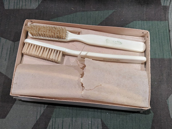 Vintage German WWII Garantie White Handled Toothbrush