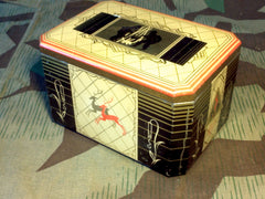 Vintage German WWII era H Liedentopf Kaffee Coffee Tin