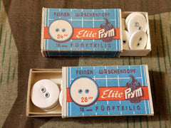 Vintage German Wäscheknopf Prym Buttons (Box of 12)