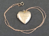 Vintage "I Love You" Locket Necklace