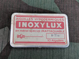 Vintage Inoxylux French Hypodermic Needle Tin