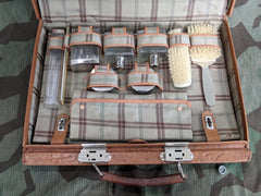 Vintage Original 1930s German Traveling Toiletries Case DRGM Marked