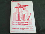 Vintage Penworthy Air Mail Stationary Set Writing Tablet & Envelopes