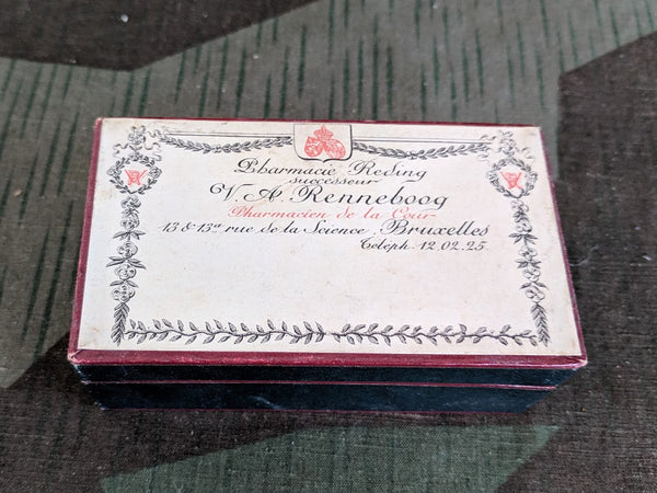 Vintage Pharmacy Box from Brussels Belgium