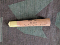 Pre-WWII German 1937 Advertising Cigar Holder Neuwedell