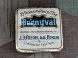 Vintage Pre-WWII German Bornyval Medicine Tin