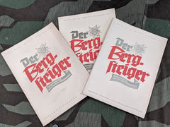 Vintage Pre-WWII German Der Bergsteiger Magazine 1938
