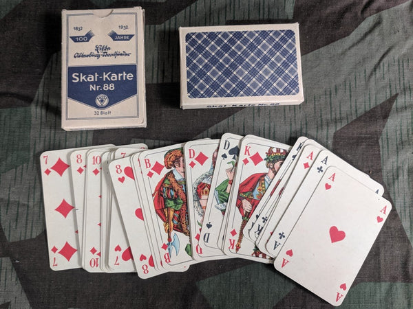 Vintage Pre-WWII German Skat Nr.88 Cards 1932 ASS