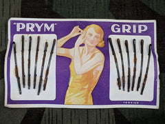 Vintage Prym Grip Hairpins on Card
