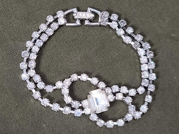 Vintage Rhinestone Bracelet