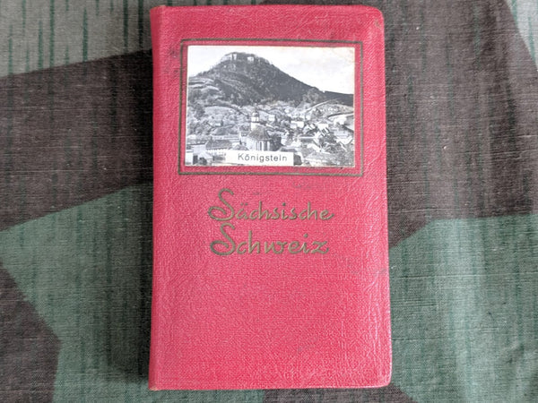 Vintage Souvenir Sächsische Schweiz Comb and Mirror