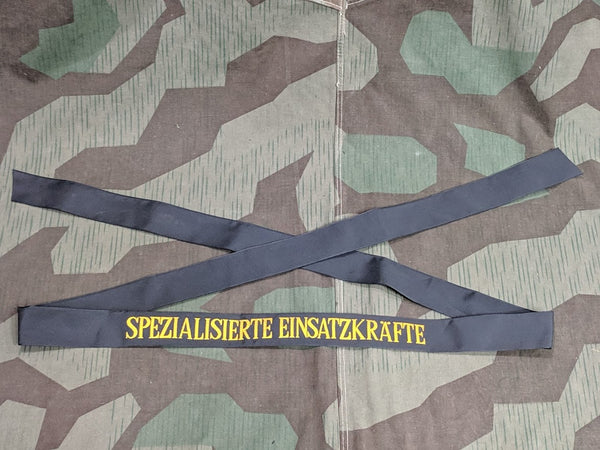 Vintage Spezialisierte Einsatzkräfte German Navy Hat Bands