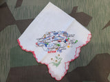 Vintage Switzerland Souvenir Hankie