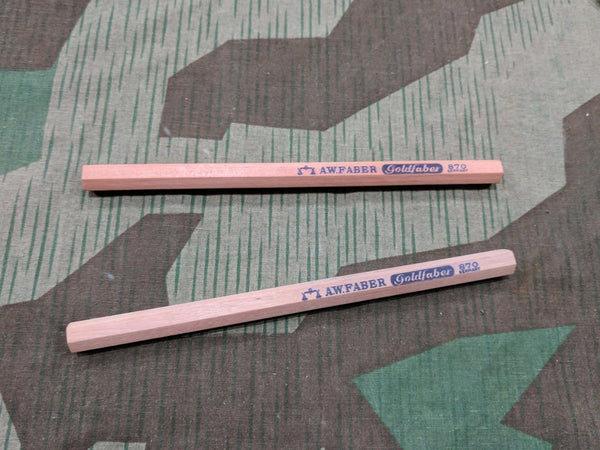 Vintage WWII-era German A.W. Faber Red Colored Pencils