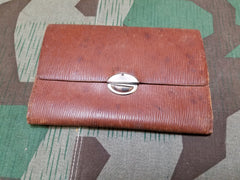 Vintage WWII-era German Brown Wallet