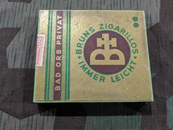 Vintage WWII-era German Bruns Zigarillos Cigarillos Box