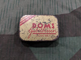Vintage WWII-era German DOMS Gabelbissen Chewing Tobacco Tin
