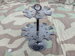 Vintage WWII-era German Double-Tier 16 Stamp Holder