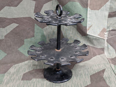 Vintage WWII-era German Double-Tier 20 Stamp Holder