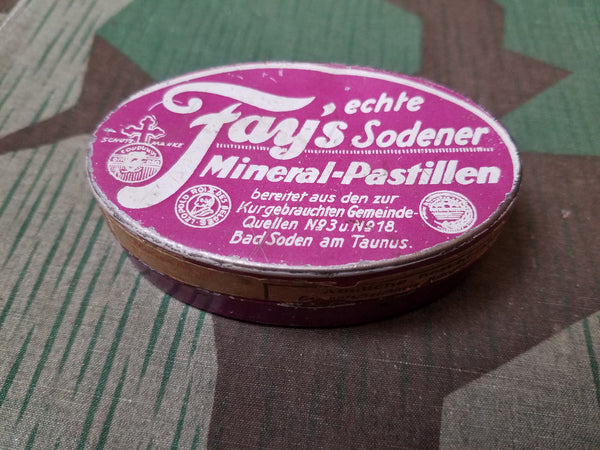 Vintage WWII-era German Fay's Pastille Pill Tin