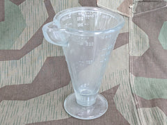 Vintage WWII-era German Glass Measuring Funnel