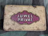 Vintage WWII-era German Juwel Privat Cigarette Tin