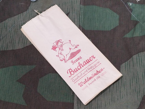 Vintage WWII-era German Metzgerei Meat Bags Rations