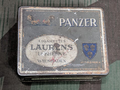 Vintage WWII-era German Panzer Cigarette Tin