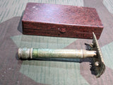 Vintage WWII-era German Razor in Bakelite Case with Razor Blades