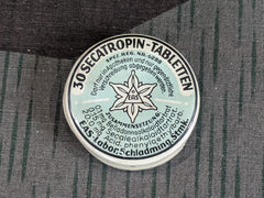Vintage WWII-era German Secatropin Medicine Pill Tin