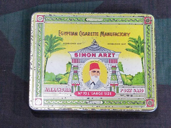 Vintage WWII-era German Simon Arzt Cigarette Tin