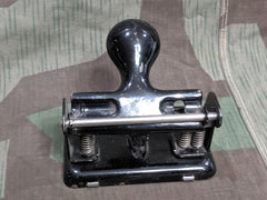 Vintage WWII-era German Soennecken Two-Hole Punch DRGM 248