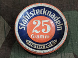 Vintage Stahlstecknadeln Sewing Pin / Needle Tin 1930s 1940s German 