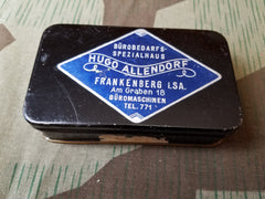 Typewriter Ribbon / Office Supplies Tin