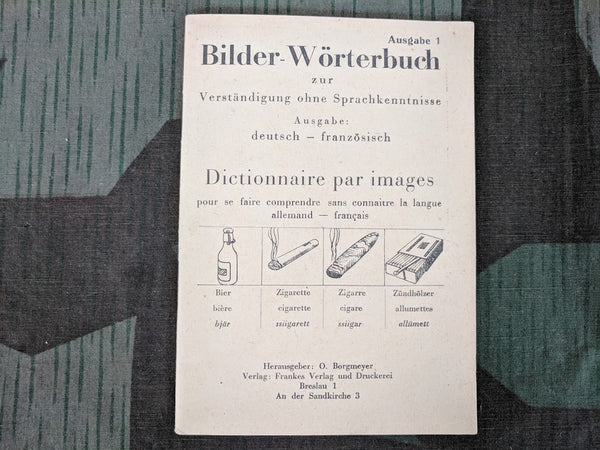 Vintage WWII-era Picture Dictionary German-French