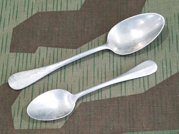 Vintage WWII-era Set of German Aluminum Spoons