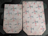 Vintage WWII 1930s / 1940s German Set of 2 Christmas Bags (Diff Sizes)