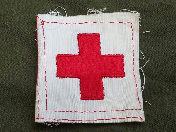 Vintage WWII American Red Cross Patch for Women's Uniform Pocket ARC