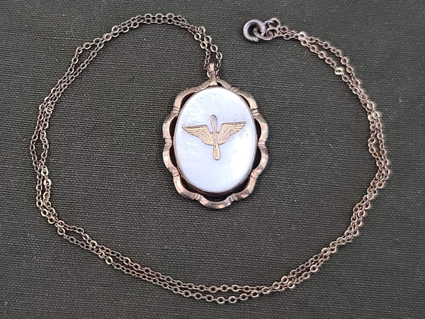 Vintage WWII Army Air Corps Sweetheart Locket Necklace