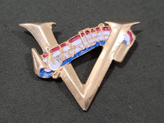 Vintage WWII Beethoven's 5th Symphony V for Victory Music Note Pin