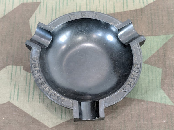 Vintage WWII German 1930s / 1940s D.R.P. Bakelite Heavy Duty Ashtray
