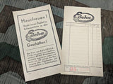 Vintage WWII German 1940s Edeka Grocery Store Receipts RM Price