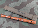 Vintage WWII German Herwiga Wooden Flute in Case