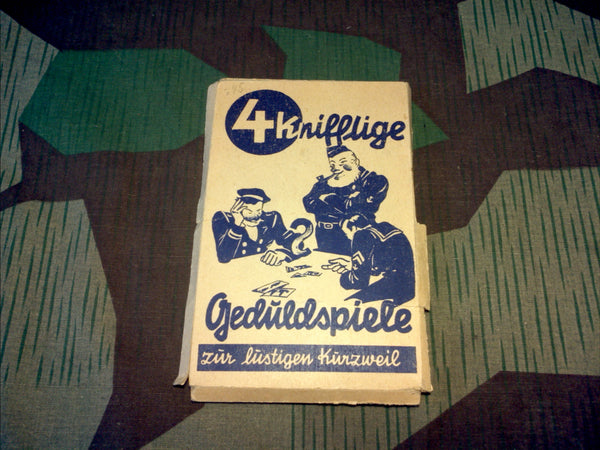 Vintage WWII German Puzzle Game Set